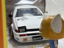 Aggretsuko Figure and 1986 Toyota Trueno AE86 1:24 Scale Jada 33725 253255056