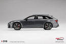 Audi RS6 Avant Carbon Black Daytona Grey 1:18 Scale TSM TS0316