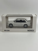 BMW M3 E30 1986 White 1:43 Scale Norev 350012