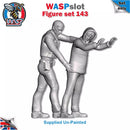 Trackside Unpainted Figures Scenery Display 2 x Cop and Robber Set 143 New 1:32 Scale Wasp