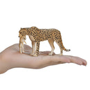 Cheetah Female With Cub Wildlife Toy Figure 13 cm Length Approx Mojo Fun 387167