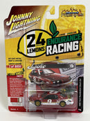 1986 Ford Thunderbird Stock Car Primary Red with Gold and White 1:64 Johnny Lightning JLSF024A