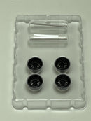 BNDS Custom Wheel Parts Wheel and Tyre Set Flat Black 1:64 MOT Hobby BC26406FB