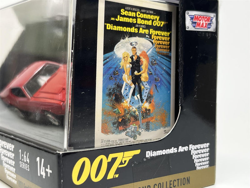 007 James Bond Diamonds Are Forever 1971 Ford Mustang Mach 1 Diorama 1:64 Motormax 79824