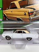 1967 Plymouth GTX White Medium Copper Poly 1:64 Johnny Lightning JLMC030A