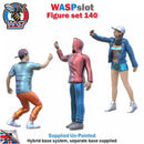 Trackside Unpainted Figures Scenery Display 3 x Graffiti artists Set 140 New 1:32 Scale Wasp