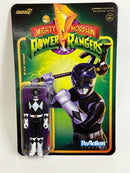 Black Ranger Mighty Morphin Power Rangers 3.75 Inch Re Action Super7