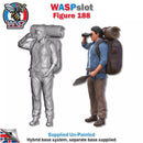 Trackside Unpainted Figures Scenery Display 3 x Hickers Set 146 New 1:32 Scale Wasp