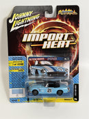 1963 MG MGB Sky Blue Import Heat 1:64 Scale Johnny Lightning JLSF021