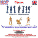 Trackside Unpainted Figures Scenery Display 5 x Marshals Set 48 New 1:32 Scale WASP