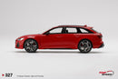 Audi RS6 Avant Carbon Black Tango Red 1:18 Scale TSM TS0327