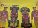 Ferrari Scuderiza SF-24 Leclerc #16 and Sainz #55 2 Car Set 1:43 Scale Bburago 36856