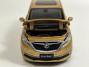 Buick GL8 Gold LHD 1:32 Scale Light & Sound Tayumo 32601512