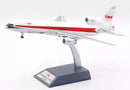 TWA Lockheed L-1011 N41020 Polished With Stand 1:200 Inflight200 IF1011TWA1122P