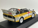 Audi Sport Quattro S1 San Remo 1985 W. Roehrl and Case 60 Pcs 1:18 Autoart