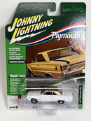 1967 Plymouth GTX White Medium Copper Poly 1:64 Johnny Lightning JLMC030A