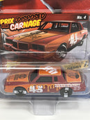1982 Pontiac Grand Prix Stock Car 6 Cans of Deep Red with Orange 1:64 Johnny Lightning JLSF024B