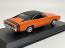 1968 Dodge Bengal Charger RT Orange with Black Roof 1:43 Scale Greenlight 86354