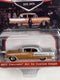 1955 Chevrolet Bel Air Custom Coupe Gold Silver Barrett Jackson 1:64 Greenlight 37290A