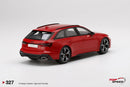 Audi RS6 Avant Carbon Black Tango Red 1:18 Scale TSM TS0327