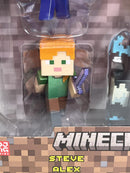 Minecraft 4 Pack of 2.5 Inch Metal Figures Jada 253262001 34337