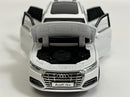 Audi Q5 White LHD Light and Sound 1:32 Scale Tayumo 32140023