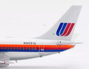 United 737-200 N9051U With Stand 1:200 Inflight200 IF732US1224P
