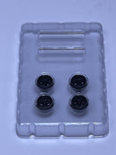 BNDS Custom Wheel Parts Wheel and Tyre Set Gloss Black 1:64 MOT Hobby BC26403SBK