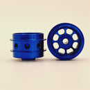 Staffs Slot Cars Classic Alloy Wheels Blue Air Rim Deep Dish 15.8 x 10mm x 2 Staffs 172