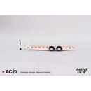 Car Hauler Trailer Type C White 1:64 Scale Mini GT MGTAC21