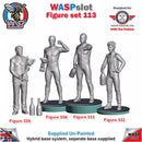 Trackside Unpainted Figures Drivers Podium Celebration x 4 Scenery Set 113 1:32 Wasp