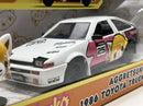 Aggretsuko Figure and 1986 Toyota Trueno AE86 1:24 Scale Jada 33725 253255056