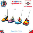 Trackside Unpainted Figures Scenery Display 4 x Bumper Cars Set 142 New 1:32 Scale Wasp