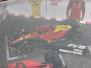 Ferrari Racing F1 4 Car Set Leclerc #16 Sainz #55 1:43 Scale Bburago 36848