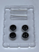 BNDS Custom Wheel Parts Wheel and Tyre Set Gloss Black 1:64 MOT Hobby BC26401SBK