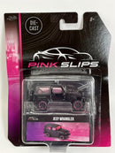 Jeep Wrangler Black 1:64 Scale Pink Slips Jada 213291000
