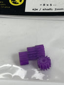 Mitoos M214 Nylon Pinion 14z x 4 - Fits 2mm Shaft New