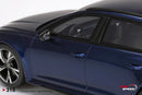 Audi RS6 Avant Carbon Black Navarra Blue Metallic 1:18 Scale TSM TS0315