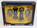 Red Bull RB20 Verstappen #1 and Perez #11 2 Car Set 1:43 Scale Bburago 38099