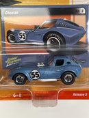 Cheetah Metallic Light Blue 1:64 Scale Johnny Lightning JLSF017B