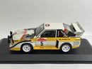 Audi Sport Quattro S1 San Remo 1985 W. Roehrl and Case 60 Pcs 1:18 Autoart