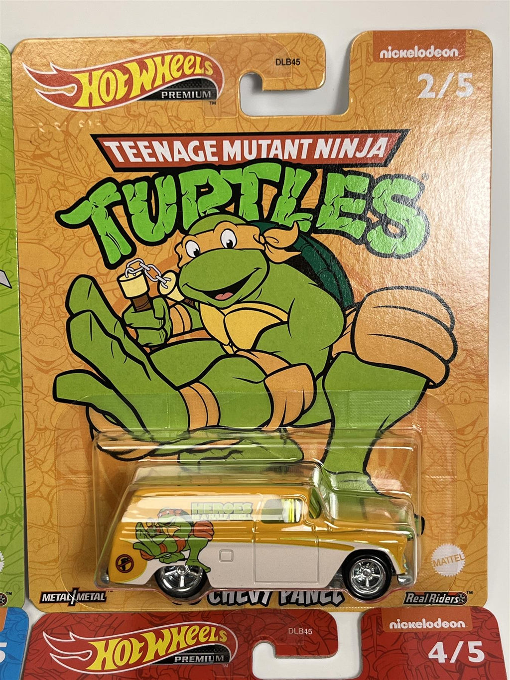 Hot Wheels Teenage Mutant Ninja Turtles TMNT 5 Car Set Real Riders 1:64  DLB45 979N