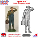 1:32 Scale Gardening Figures Man Holding Bucket GF5 Wasp