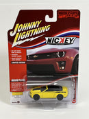 2013 Chevy Camero ZL1 Rally Yellow 1:64 Johnny Lightning JLMC030B