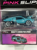 Bugatti Chiron Pur Sport Blue 1:64 Scale Pink Slips Jada 213291003