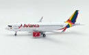 Avianca Rainbow A320 N724AV With Stand 1:200 Scale Inflight200 IF320AV1223