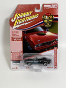 1971 Plymouth Cuda Convertible Winchester Grey 1:64 Johnny Lightning JLMC026B