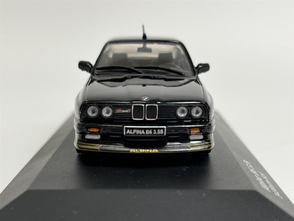 1989 BMW E30 M3 Alpina B6 3.5S Diamond Black Metallic 1/43 Diecast