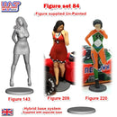 Trackside Unpainted Figures Scenery Display 3 x Figures Set 84 New 1:32 WASP