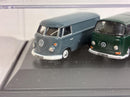 Volkswagen VW Van 5 Piece Set T1 T2 T3 T4 T5 1:76 Scale Oxford 76SET66